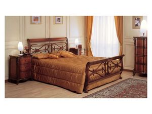 Art. 294/T '700 Francese, Hecho a mano de madera de la cama, para la decoracin habitacin clsica
