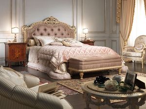 Art. 907 bed, Cama de estilo Louis XV, por habitacin doble de lujo