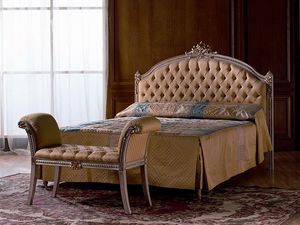 Canaletto, Acolchado cama doble en madera, para el dormitorio