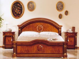 IMPERO / Double bed, Lujo clsico cama doble en madera, por castillos
