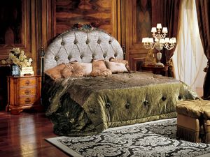 Paradise bed, Cama con cabecero capitonn upholtered