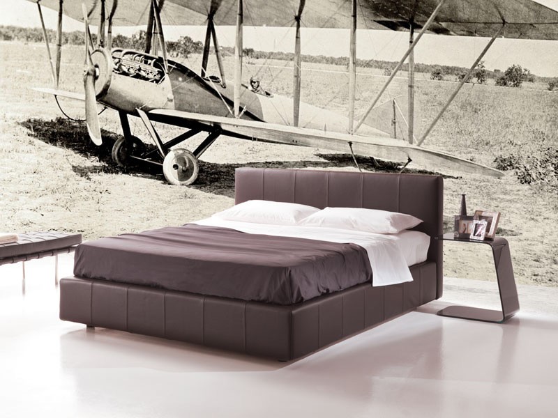 Cama contenedor doble en fresno - The Italian Classic Furniture