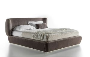 LE32 Sirio cama, Cama tapizada con un diseo contemporneo