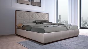 LEP14 Lux Chic cama, Cama caracterizada por la geometra de las lneas