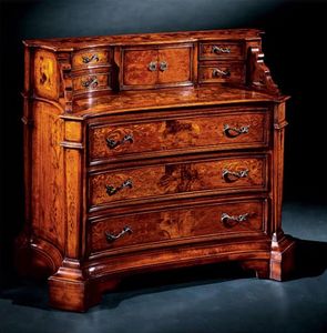 Ferrara chest of drawers 706, Pecho clsico de cajones en madera tallada
