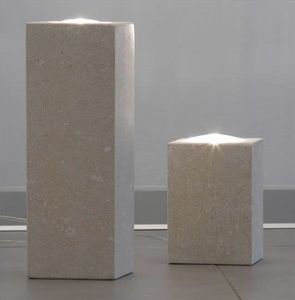 Pollicina, Lmpara para el hogar, hecho de piedra, iluminacin dicroica