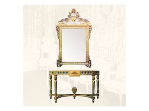 Console art. 203, Consolle con acabados de oro, estilo Luis XVI