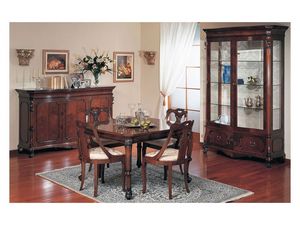Art. 972 sideboard '700 Siciliano, Aparador con estilo clsico de lujo, madera tallada, de sala de estar