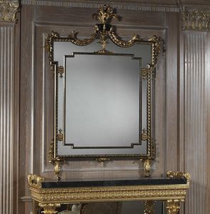 Art. 2095 espejo, Espejo rectangular con marco tallado