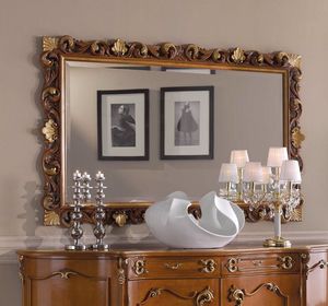 Chippendale espejo rectangular, Espejo clsico, marco tallado