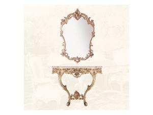 Wall Mirror art. 127, Espejo de estilo Louis XV, para las entradas y salas de estar