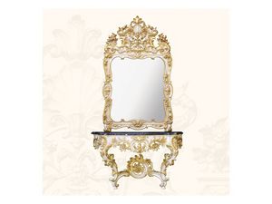 Wall Mirror art. 157, Espejo con marco decorado, estilo rococ