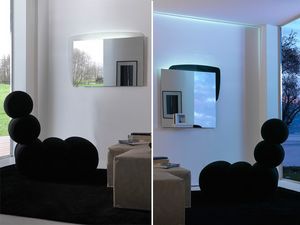 k198 visual bw, Espejo con panel trasero con iluminacin LED