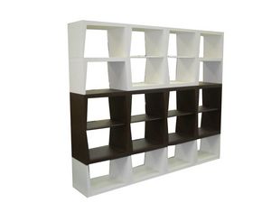 B&B, Biblioteca modular, estantes de madera, ideal para uso residencial