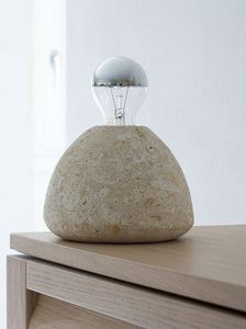 Bulb, Lmpara de pie, en piedra, para el estudio y la casa