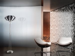 Full Moon floor lamp, Lmpara de pie refinado para las oficinas en un estilo moderno