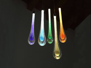 GOCCIA COLORATA, Lmpara de suspensin moderna, en forma de gota de color