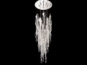 INGRID, Lmpara de suspensin de cristal de Murano