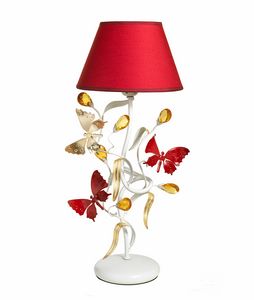 Julia LU/1, Lmpara de mesa con mariposas decorativas