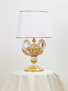 TABLE LAMP ART.LM 0006, Lmpara de mesa tallada a mano