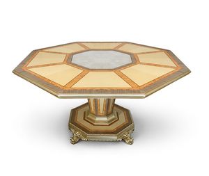 AGNES / mesa, Mesa de lujo con tapa octogonal