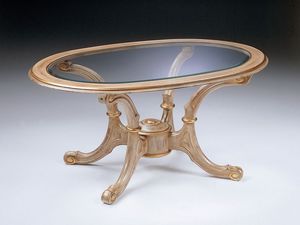 Art. 269/B, Pequea mesa clsica en madera tallada, para la oficina