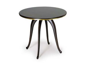 Art.453 small-table, Mesa redonda pequea con lneas clsicas, en madera de haya