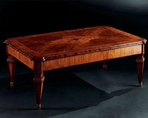 Maggiolini coffee table 798, Mesa de caf clsico de lujo en madera tallada