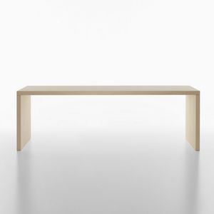 Bench mod. 0660-01 / 0661-01 / 0662-01 / 0682-01, Mesa de diseo minimalista en madera maciza