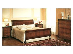 Art. 294 bedside table '800 Siciliano, Mesitas de noche de madera, con incrustaciones y tapa de mrmol, para el dormitorio