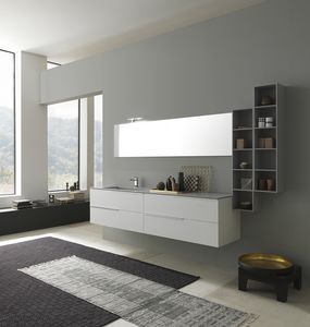 Lime 1.0 comp.03, Mueble de bao con lavabo, en Deimos