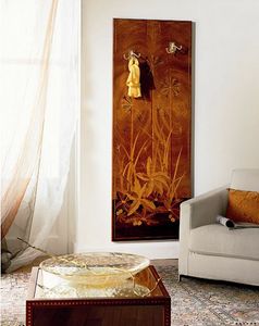 A416 panel-percha, Capa de la pared de lujo clsico en madera