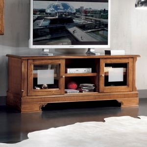 Style NOVITA-H107, Mueble para TV con zcalo tallado