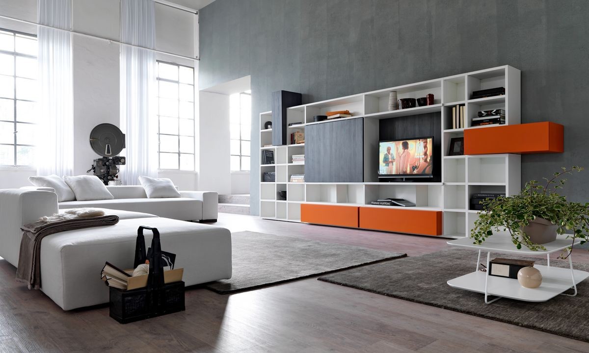 aceptar representante Bajo mandato Estantería con soporte tv ideal para salas de estar modernas | IDFdesign