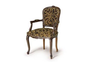 Art.109 armchair, Silln de madera, de estilo Luis XV