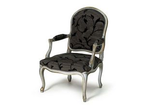 Art.445 armchair, Silln de estilo Luis XV, hecho a mano