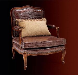Gardenia armchair 806, Silln con tapicera de cuero
