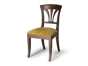 Art.133 chair, Silla con respaldo de madera, de estilo clsico