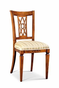 Art. 535s, Silla de madera clsica, con asiento acolchado