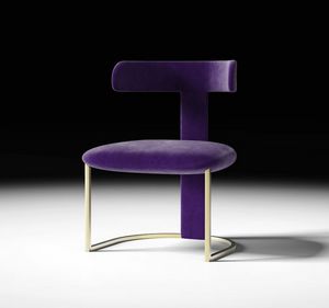 T-Chair Art. ETC001, Silla icnica con respaldo en forma de T