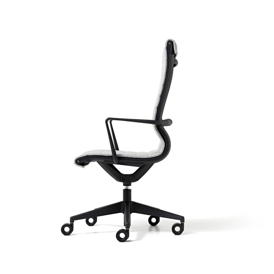 Silla de oficina de malla con soporte lumbar, silla de escritorio ejecutiva  ergonómica, taburete ajustable, balanceo giratorio con respaldo medio