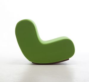 Simple rocking chair, Silln mecedora, asiento tapizado en espuma ignfuga, modular