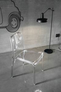 FUTURA SE800, Plstico transparente silla ideal para bares
