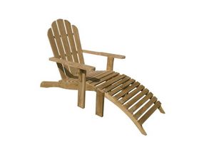 Riviera 502, Silla de Adirondack es una silla de madera sencilla y confortable para uso en exteriores