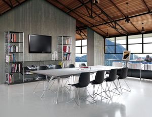 Socrate meeting room, Muebles modulares para salas de reuniones y oficinas
