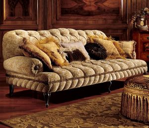 Albina sofa, Sof de tres plazas con relleno acolchado