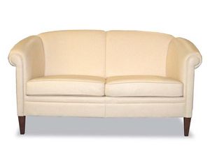 Helmond Sofa, Sof de estilo clsico, tapizado en cuero, para la recepcin