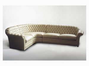 Lloyd Angular Sofa, Sof de la esquina para grandes salas de estar, estilo clsico