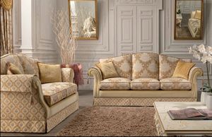 Royal, 2 plazas sof para salas de estar, clsico, con resortes de acero