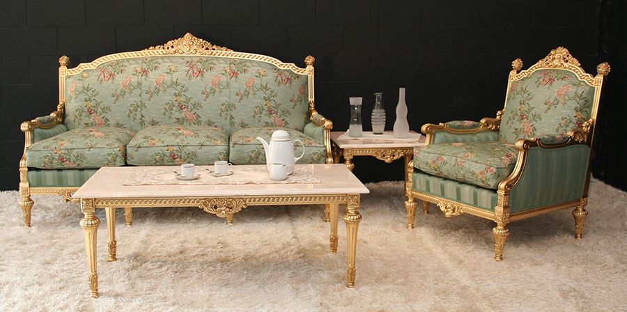 El pan de oro en el mueble contemporáneo de lujo 